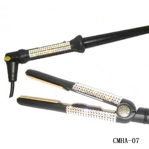Swarovski Crystal Hair Flat Iron&Hair Curling wand