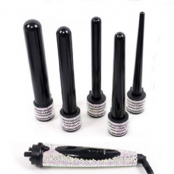 5 IN 1 Crystal Hair Curling wand barrel-Hair Styling Tools