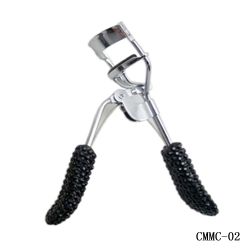 Glamous Black Crystal Rhinestone Eyelash Curler-Toiletries