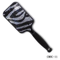Zebra Crystal Hair Brush-Hair Tools