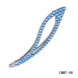 Blue Crystal Eyebrow Tweezers-Beauty Tools