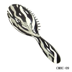Zebra Crystal Hair Brush-Hair Tools