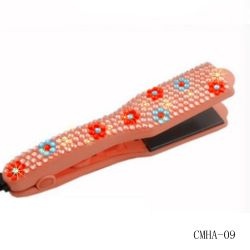 Jeweled Hair Flat Iron-Hair Styling Tools